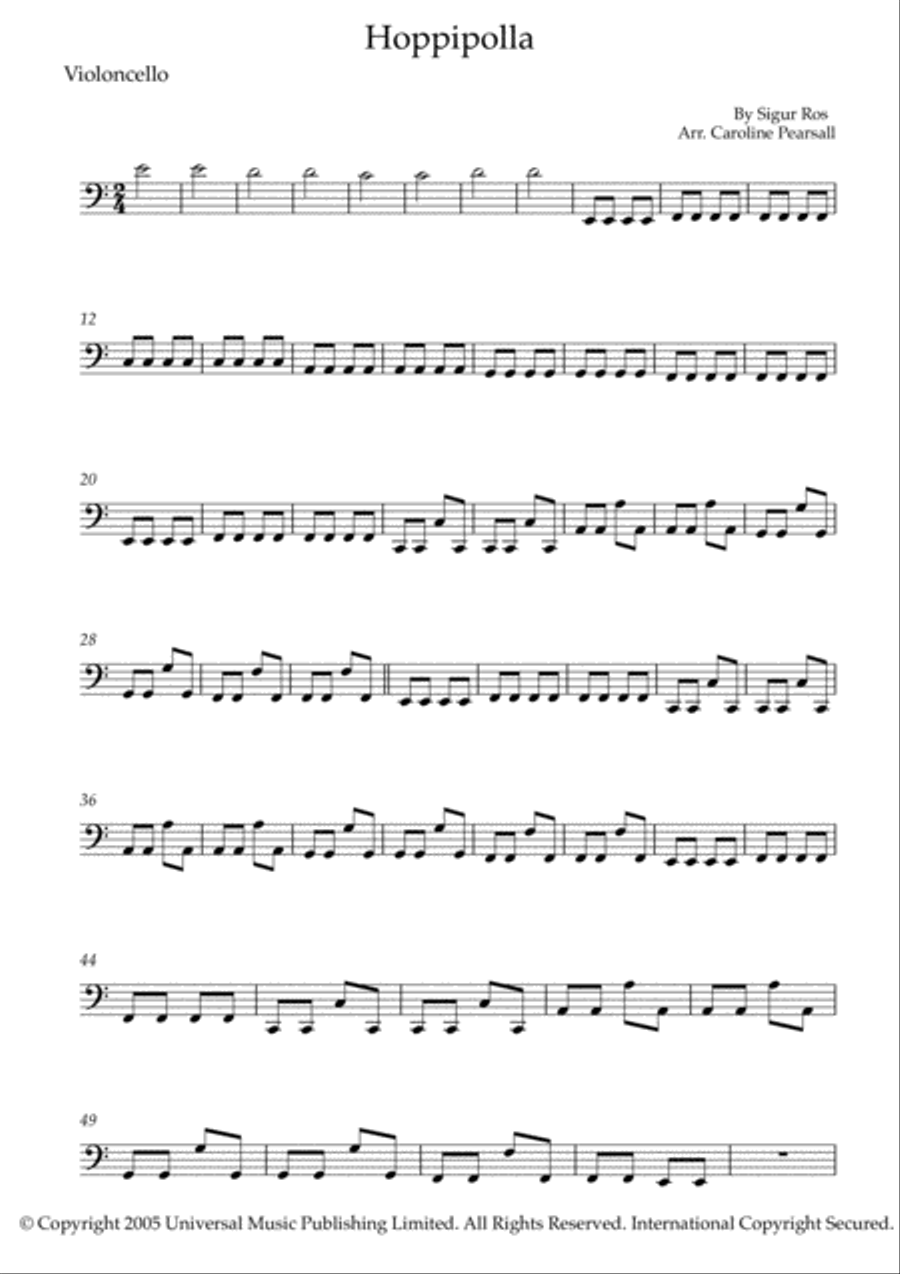 Hoppipolla String Quartet scores gallery preview page 3