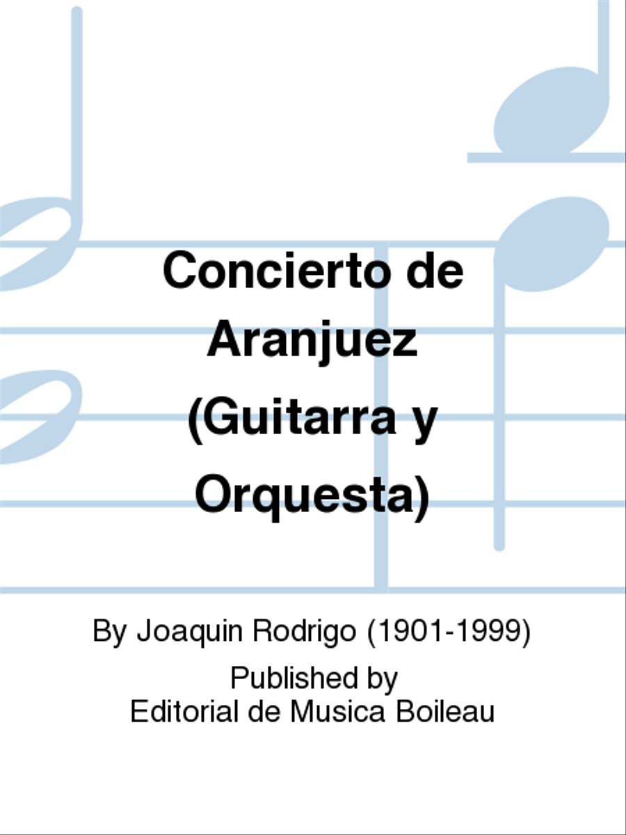 Concierto de Aranjuez (Guitarra y Orquesta) Orchestra scores gallery preview page 1
