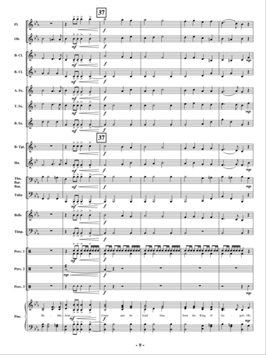 Joyful and Triumphant Concert Band scores gallery preview page 8