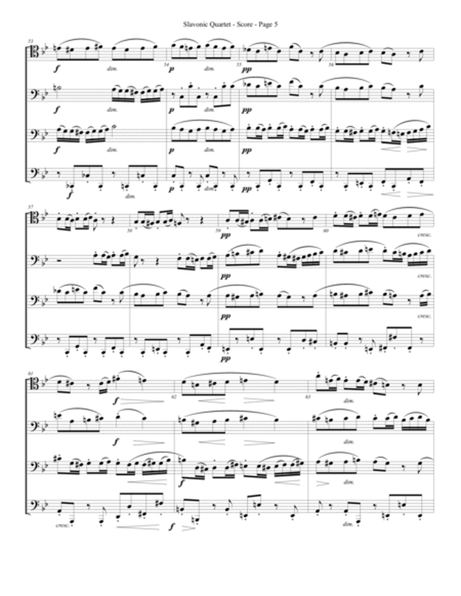 Slavonic Quartet for Trombone or Low Brass Quartet image number null