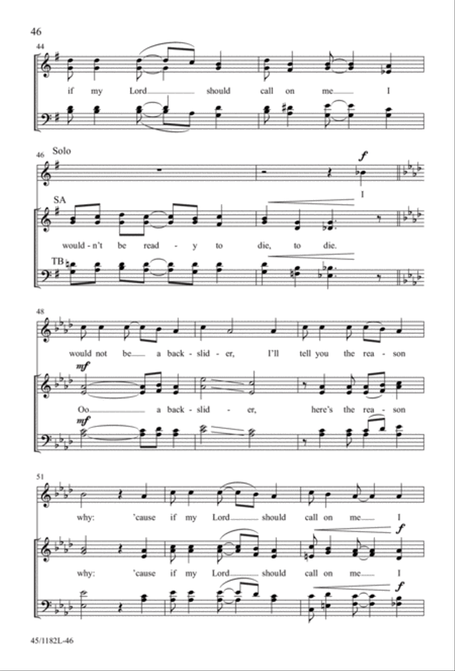 All Around A Cappella 4-Part scores gallery preview page 35