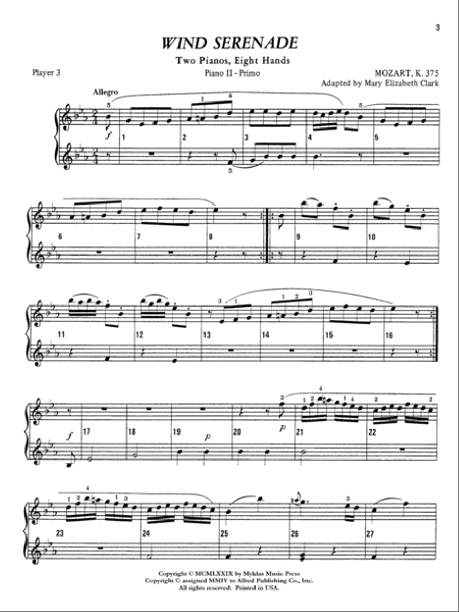 Wind Serenade Wind Serenade Small Ensemble scores gallery preview page 5