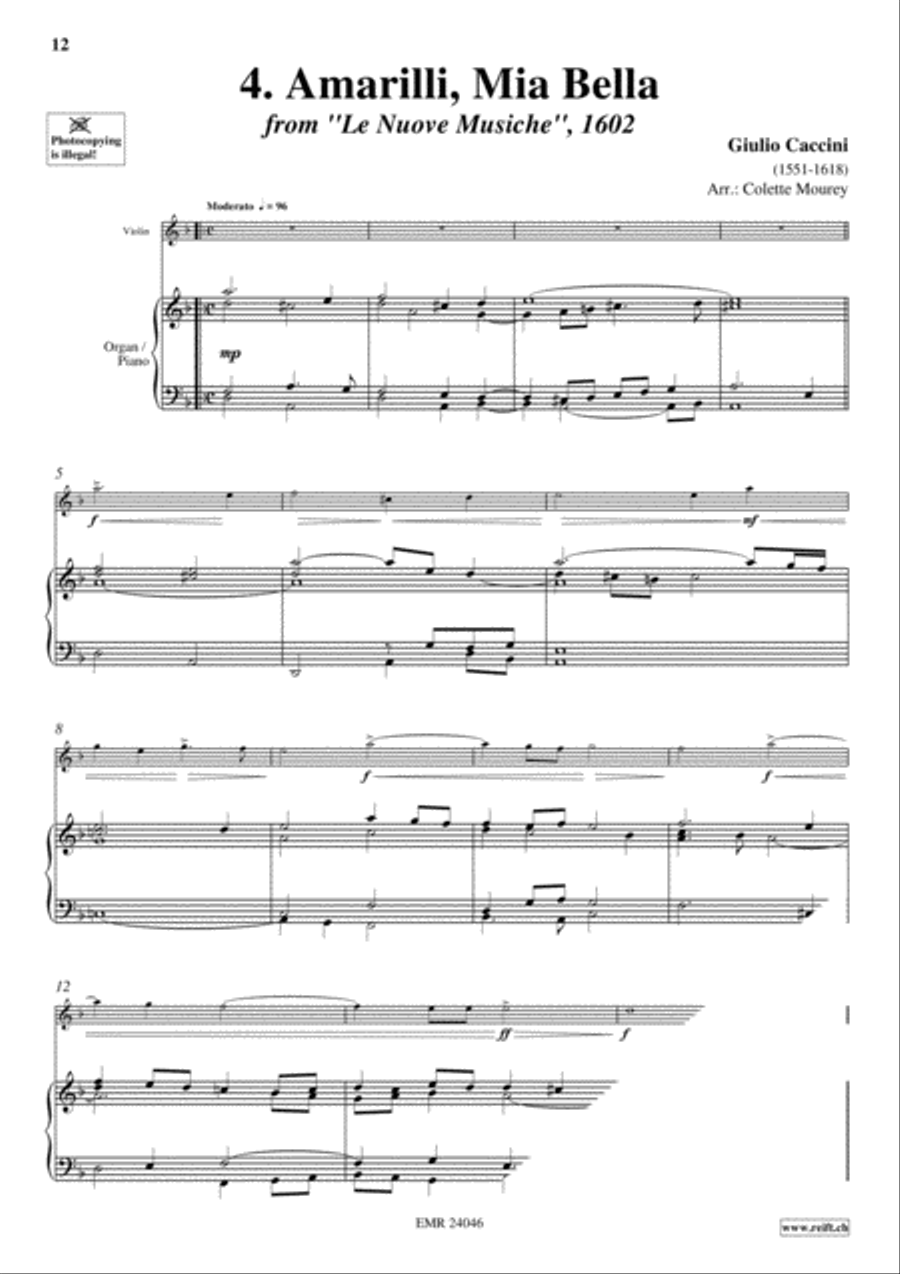 40 Greatest Baroque Hits Volume 1 Violin Solo scores gallery preview page 6