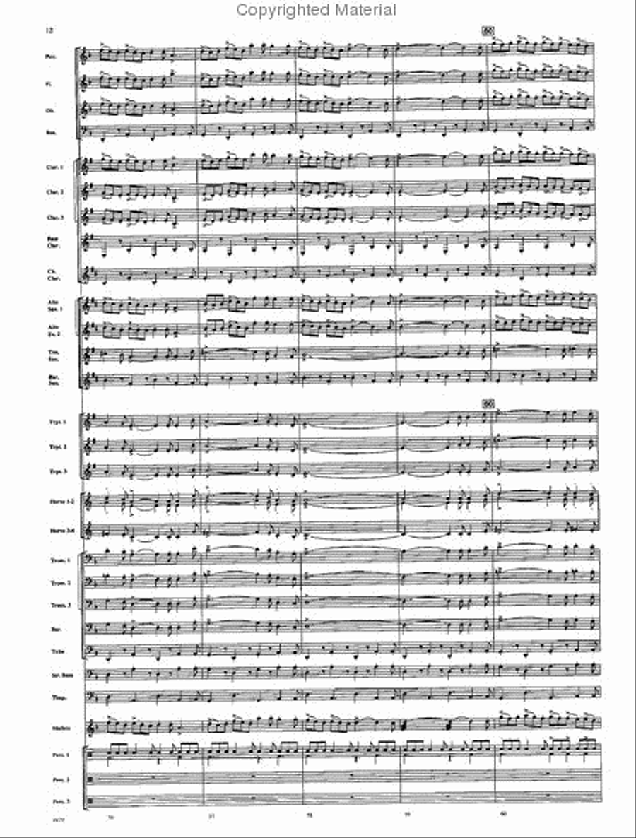 American Folk Fantasia American Folk Fantasia Concert Band scores gallery preview page 13
