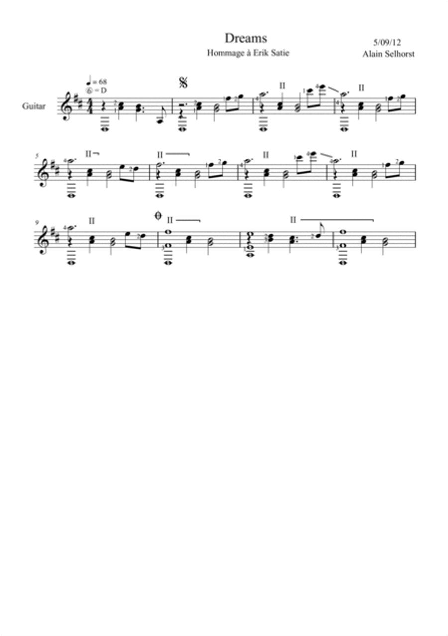 From the Heart for Solo Guitar Guitar Solo scores gallery preview page 4