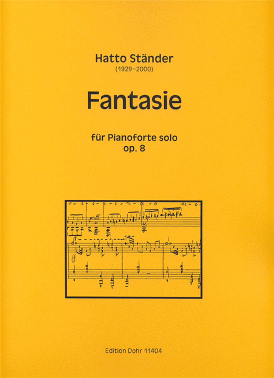 Fantasie für Pianoforte solo f-Moll op. 8 (1942) Piano Solo scores gallery preview page 1