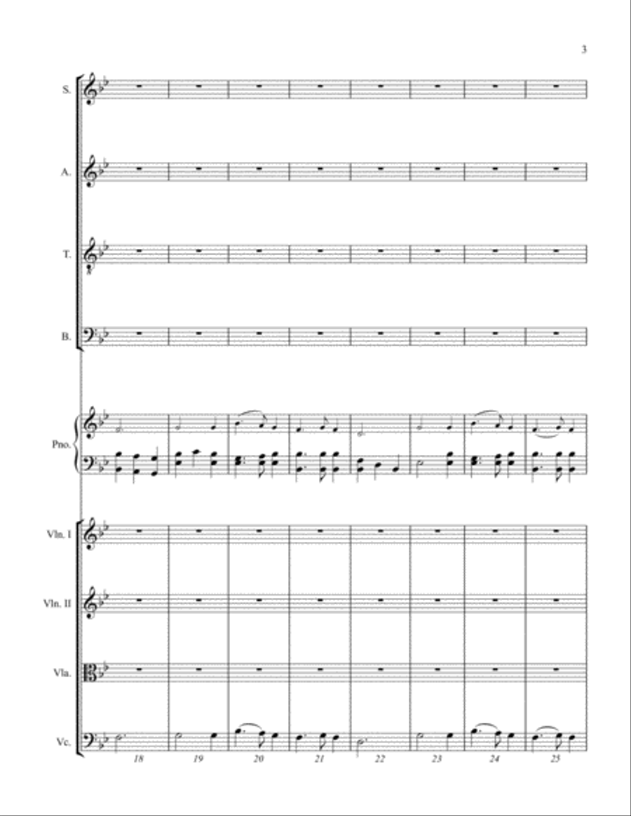 Silent Night Silent Night 4-Part scores gallery preview page 5
