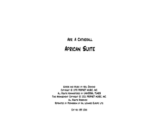 Book cover for African Suite