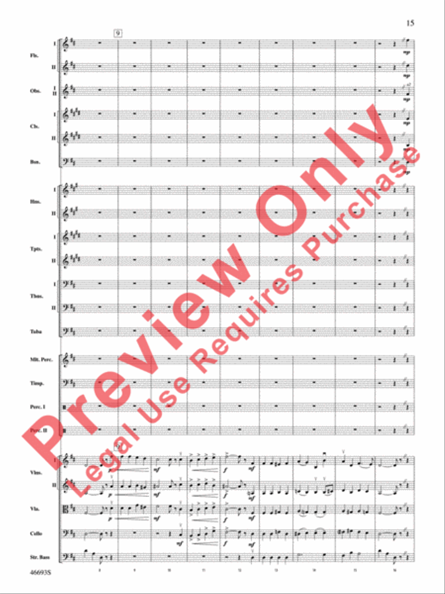 Suite of Carols Full Orchestra scores gallery preview page 16