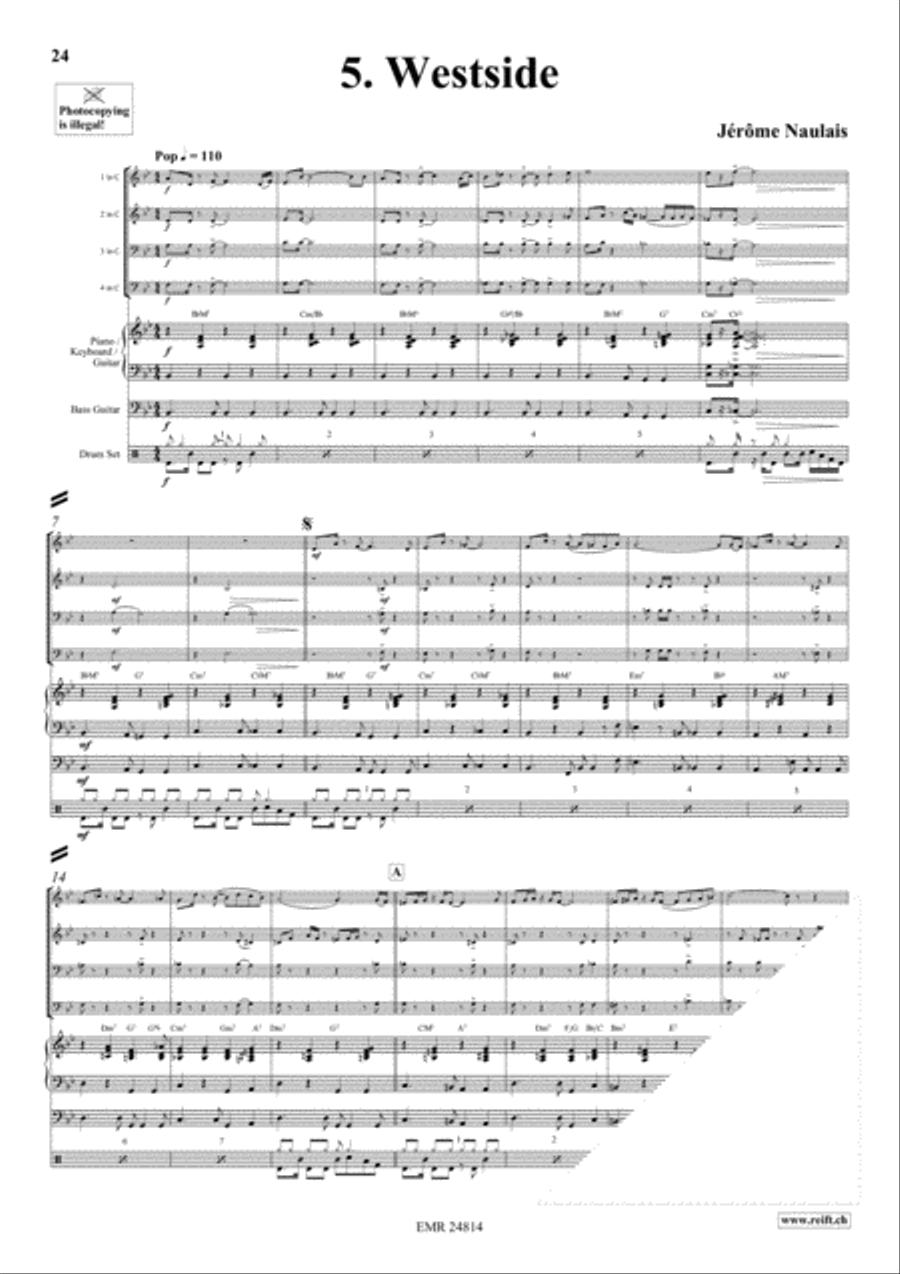 Play With Your Band Volume 4 Woodwind Quartet scores gallery preview page 9