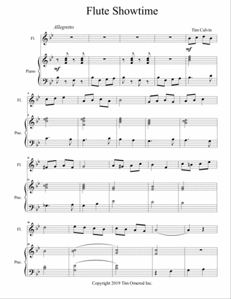 Flue Showtime Flue Showtime Flute Solo scores gallery preview page 2