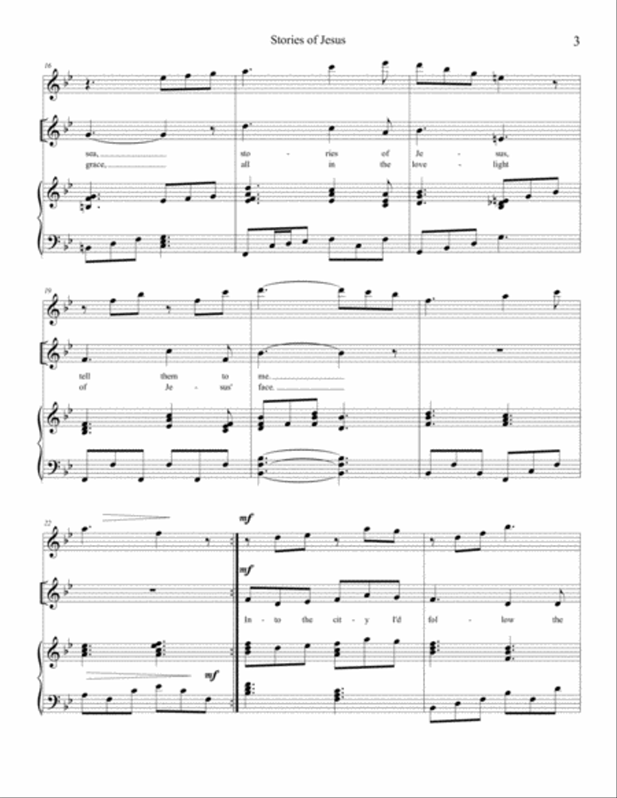 Stories of Jesus Unison Choir scores gallery preview page 3