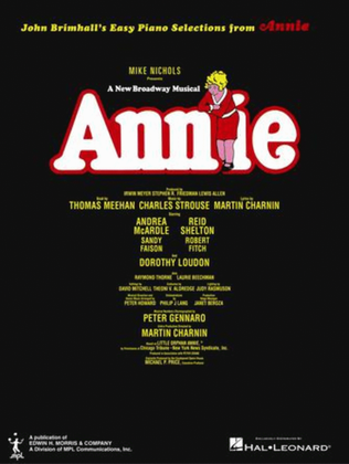 Book cover for Annie (Broadway)