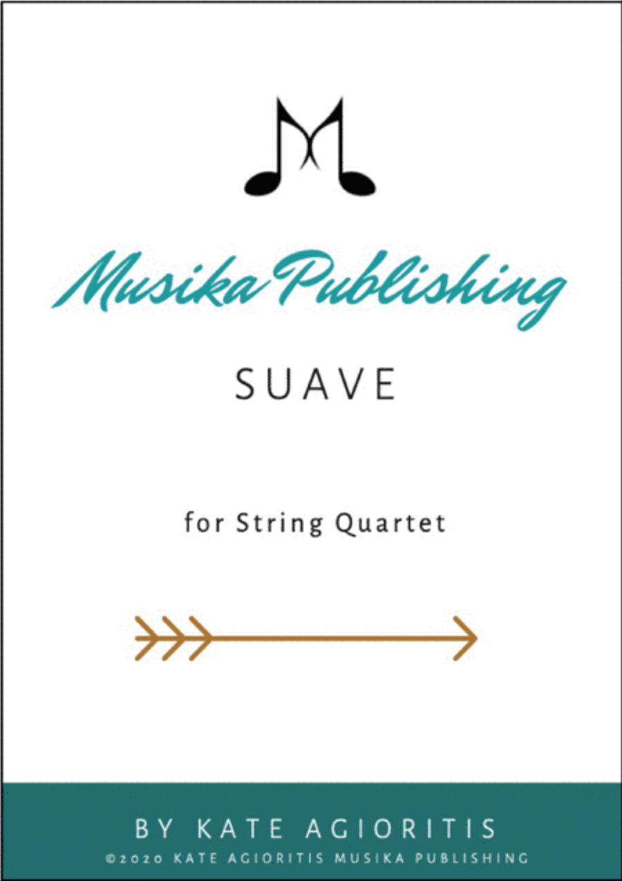 Suave - for String Quartet String Quartet scores gallery preview page 1