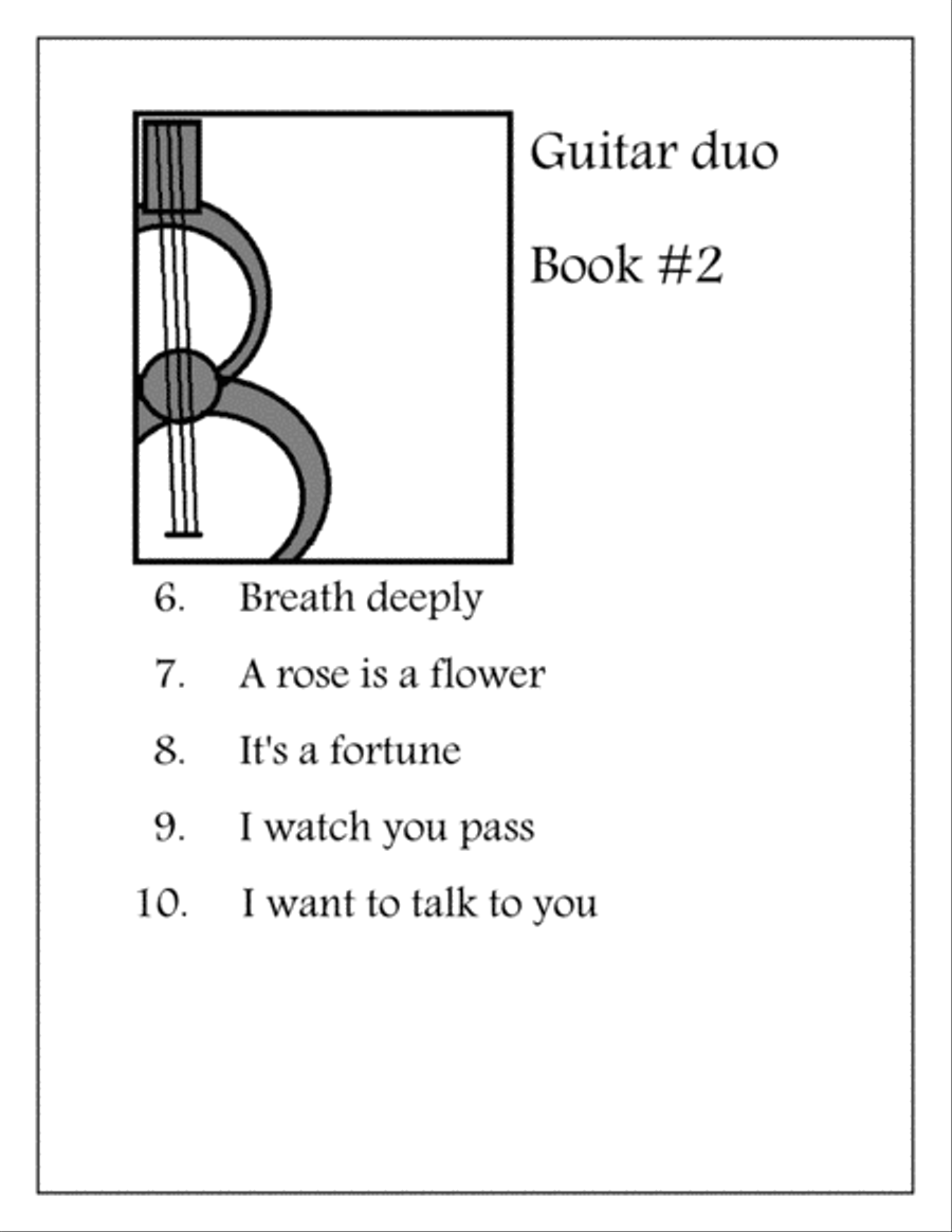 Guitar duets Book 2 Acoustic Guitar scores gallery preview page 3