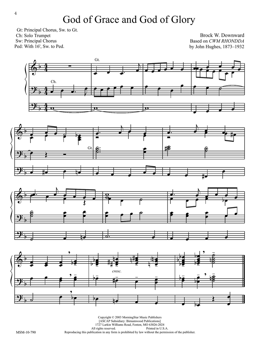 Twelve Hymn Introductions Organ scores gallery preview page 6