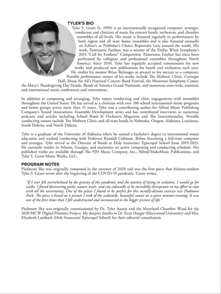 Piedmont Sky: Score String Orchestra scores gallery preview page 2