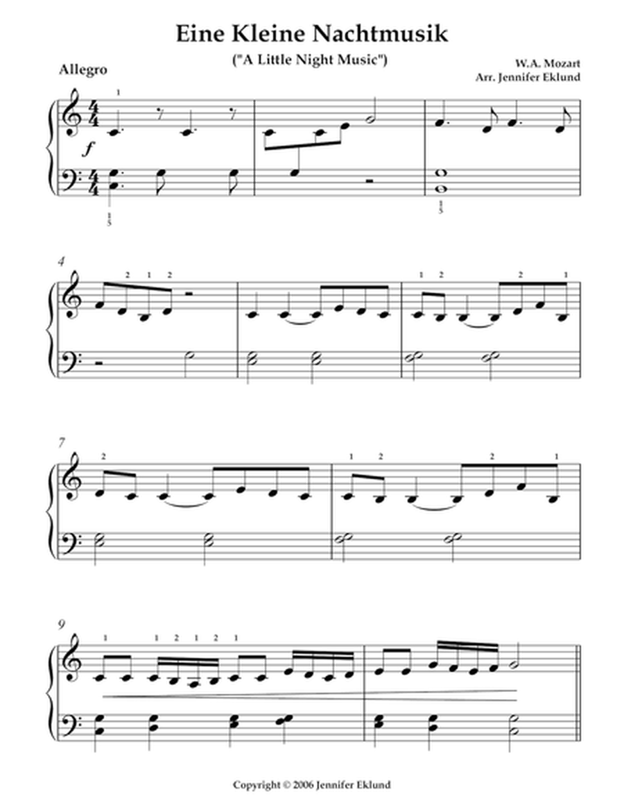 Fun Classical Themes, Volume 2 (6-song packet for later beginners) image number null