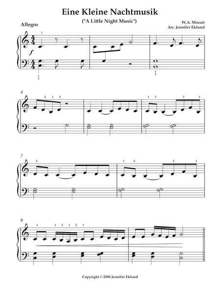 Fun Classical Themes, Volume 2 (6-song packet for later beginners) image number null