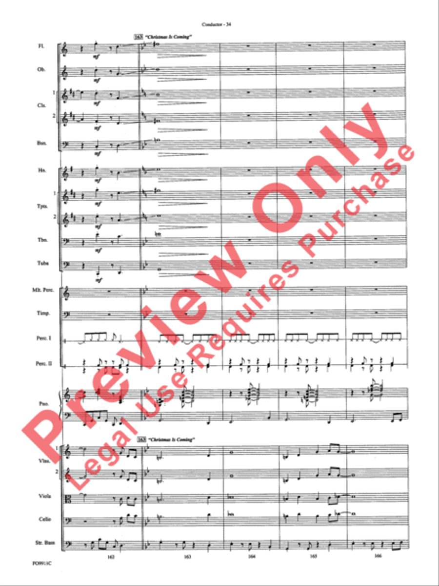A Charlie Brown Christmas Full Orchestra scores gallery preview page 37