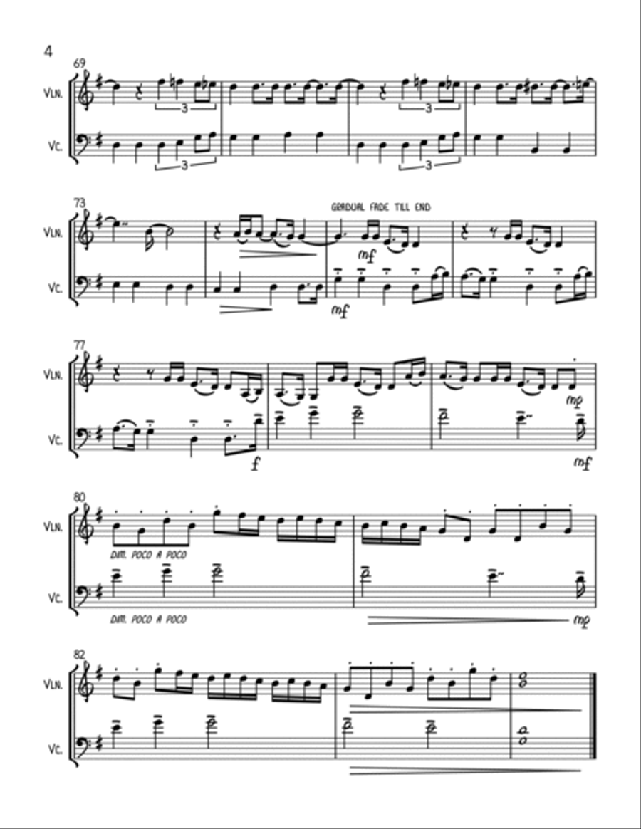 All You Need Is Love All You Need Is Love String Duet scores gallery preview page 4