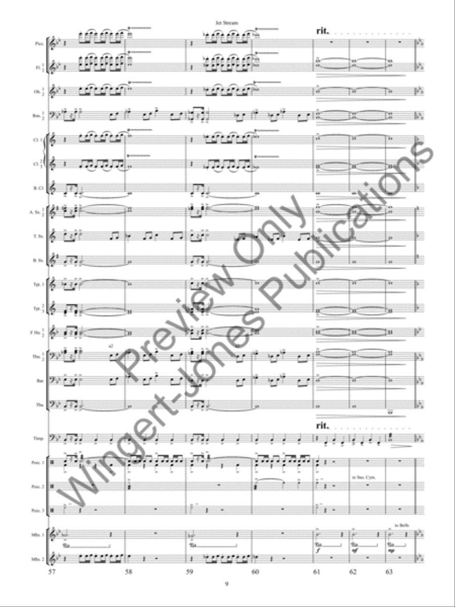Jet Stream Concert Band scores gallery preview page 12