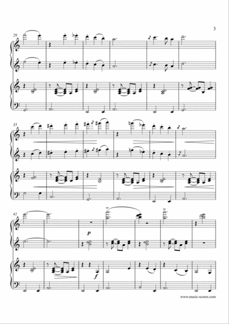 God Rest Ye Merry Gentlemen - Jazzy Piano Duet Piano Duet scores gallery preview page 3