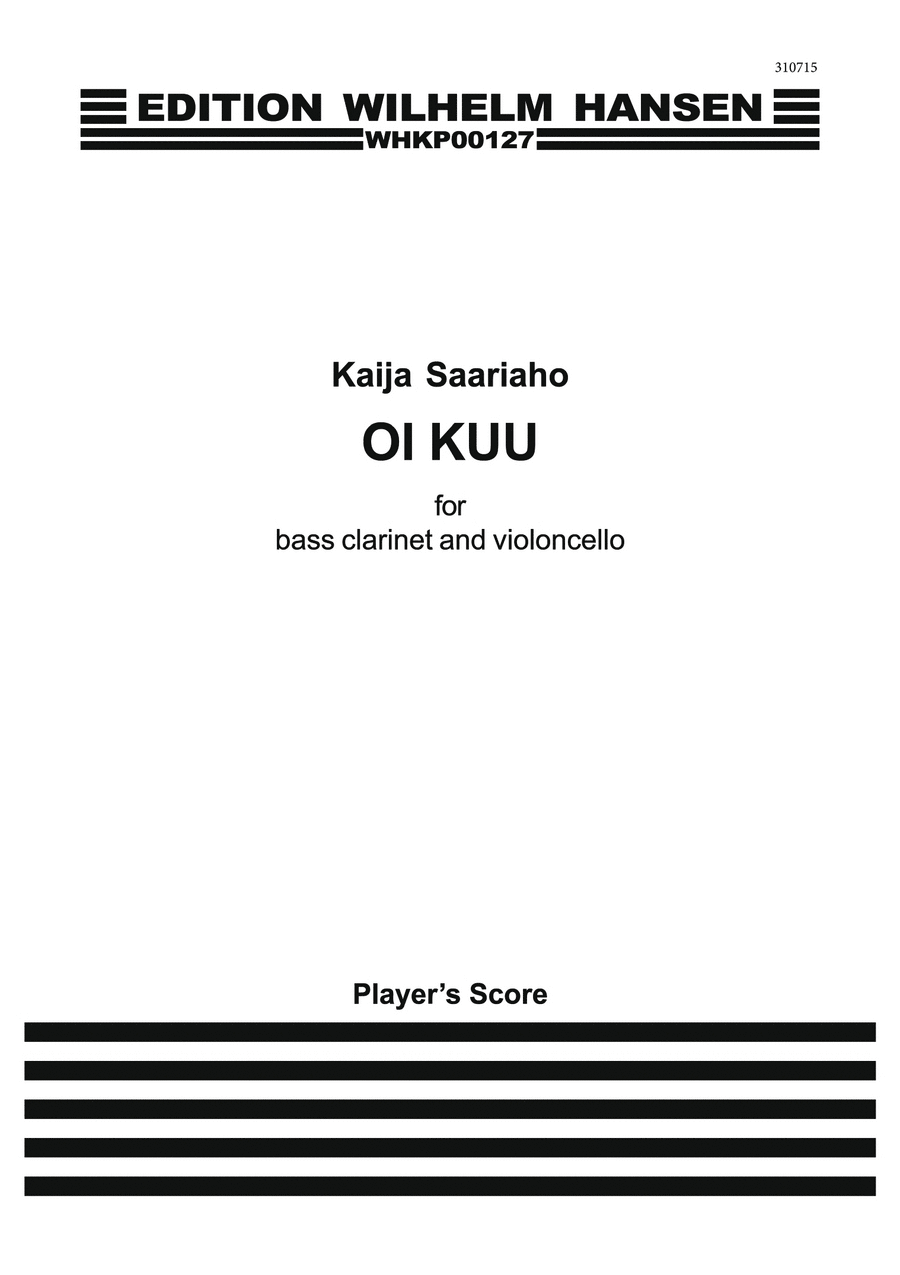 Oi Kuu Bass Clarinet scores gallery preview page 1
