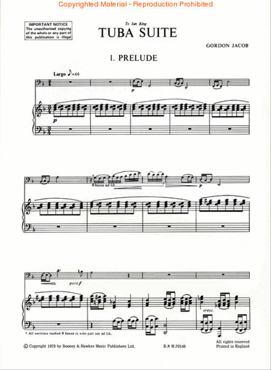 Tuba Suite Tuba Suite Piano Accompaniment scores gallery preview page 2