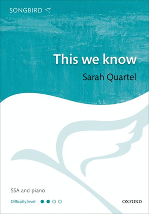 Book cover for This we know