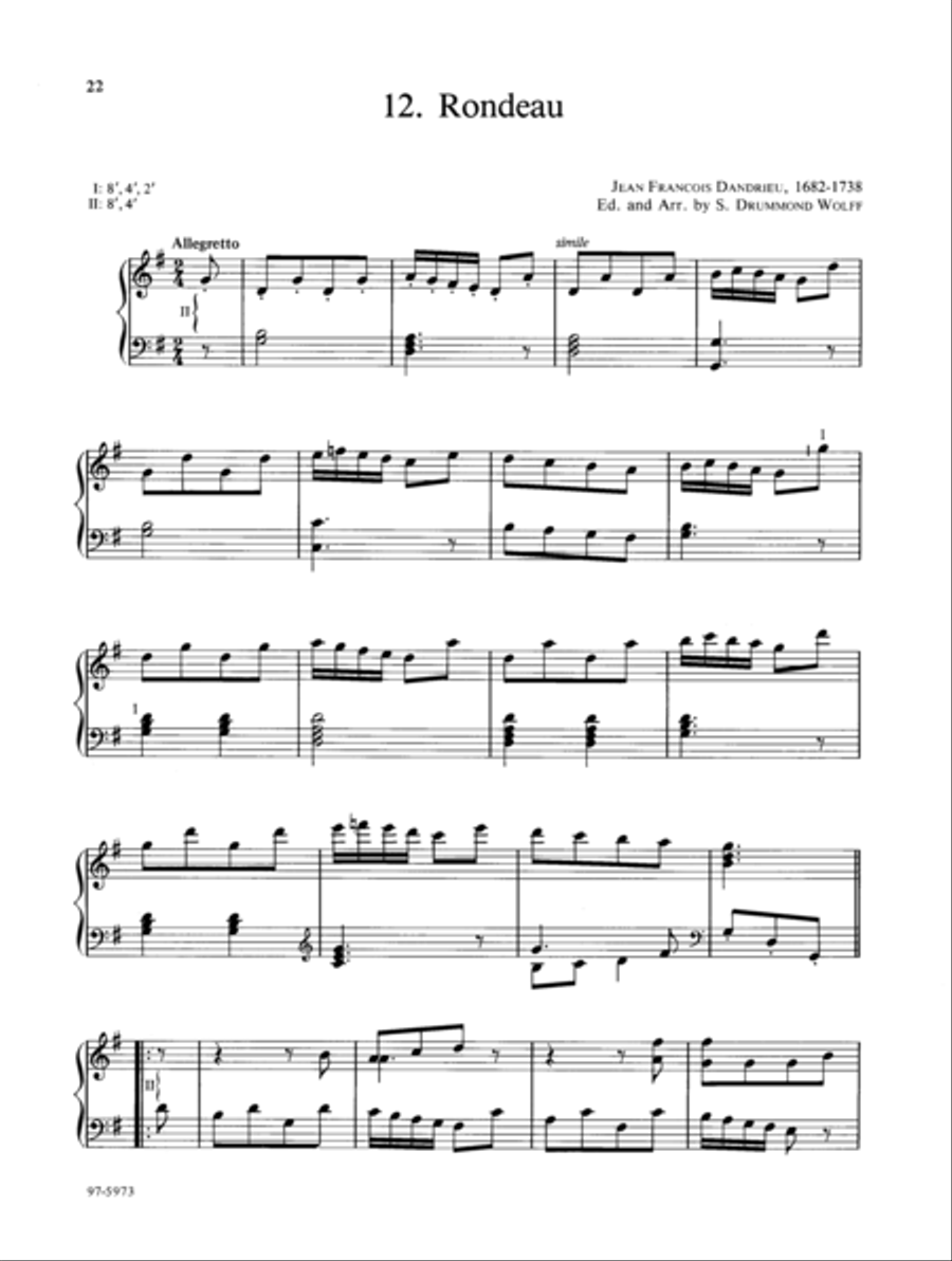 Baroque Music for Manuals, Vol. IV Organ scores gallery preview page 12