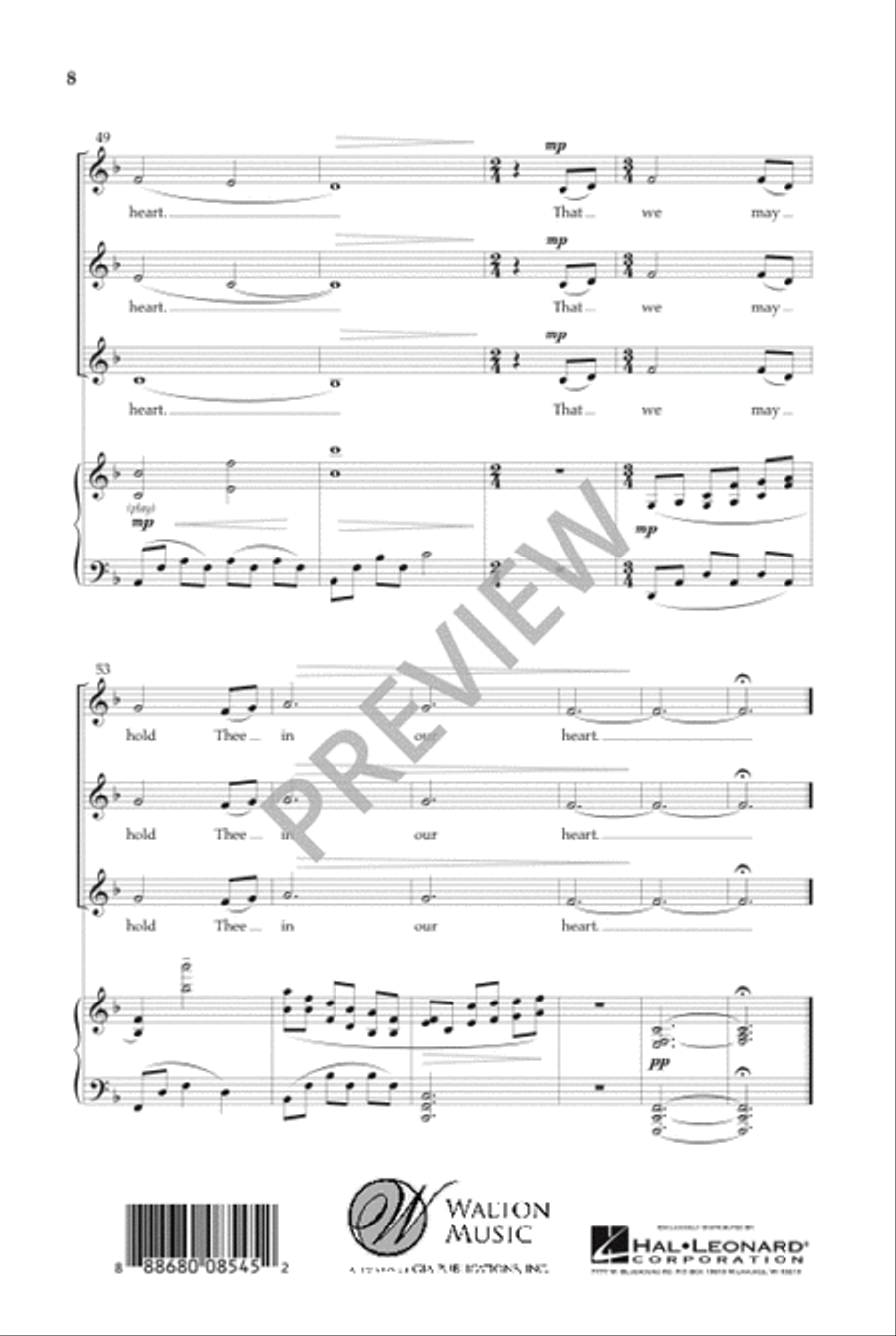 Thy Little Ones (SSA) SSA scores gallery preview page 9