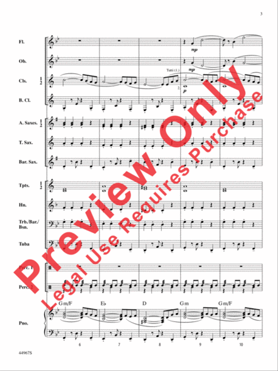 Tango Argentina Concert Band scores gallery preview page 20