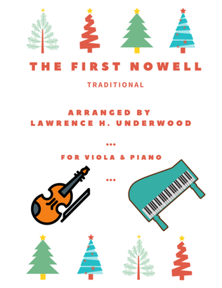 Book cover for The First Nowell for Solo Viola