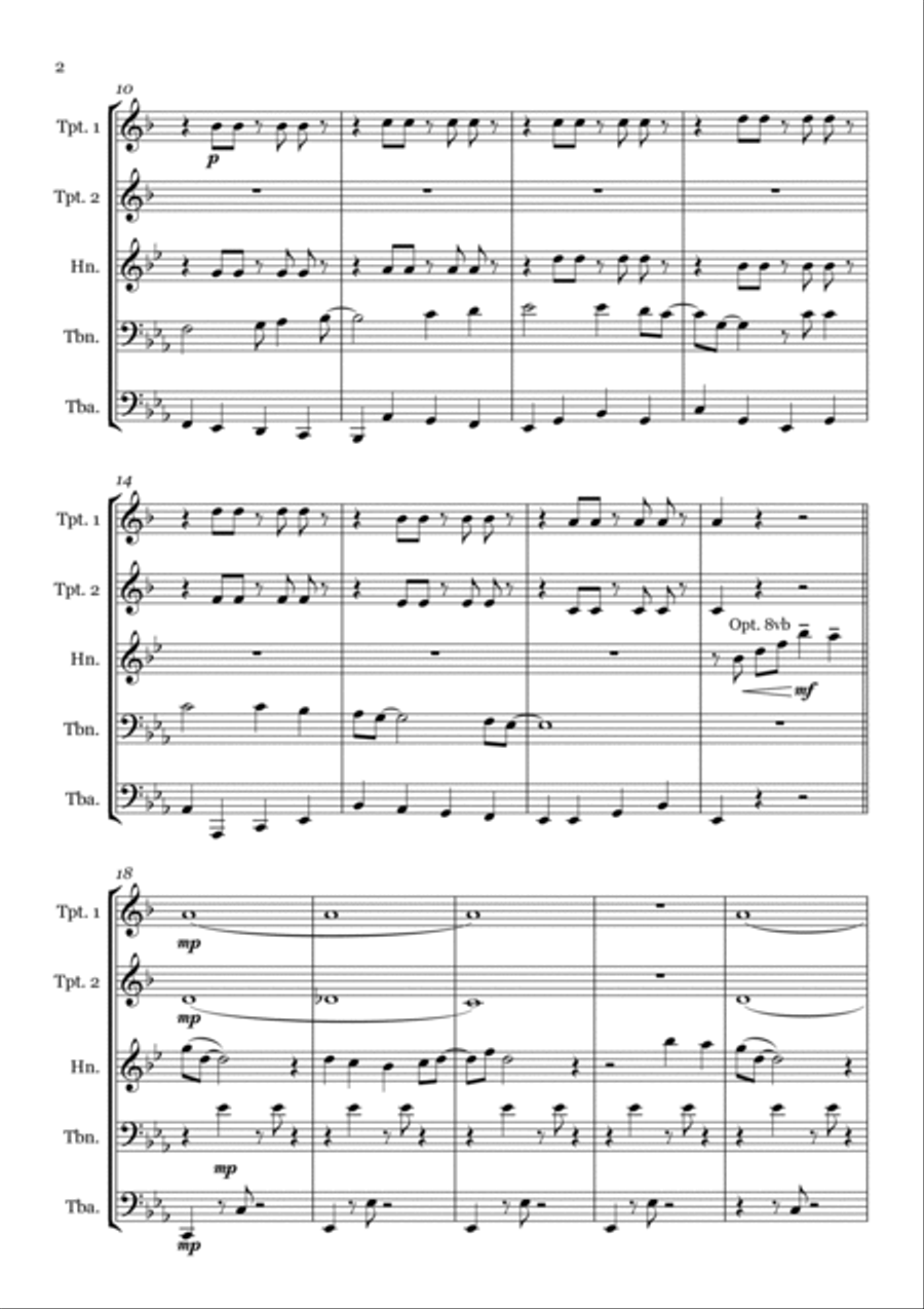 All My Loving All My Loving Brass Ensemble scores gallery preview page 6