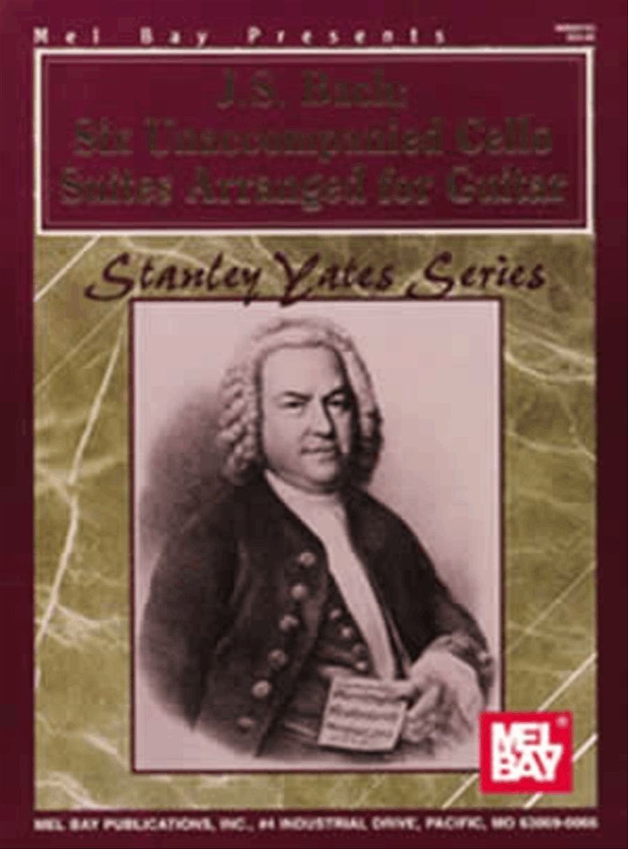 J. S. Bach: Six Unaccompanied Cello Suites Arranged for Guitar Cello scores gallery preview page 1