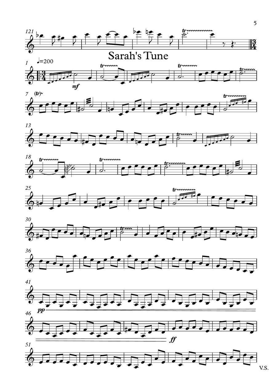 Xylophone Solos Volume 3. Piano scores gallery preview page 5