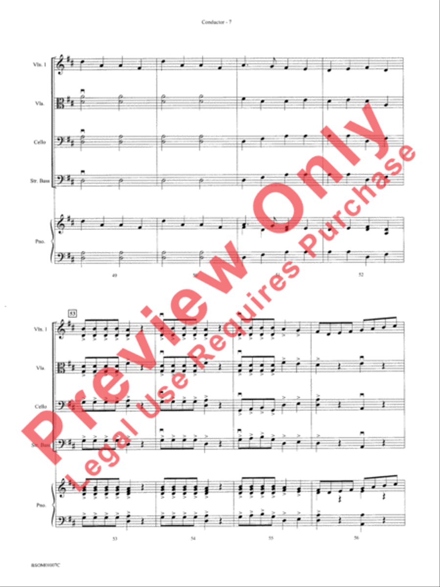 Deck the Halls String Orchestra scores gallery preview page 10