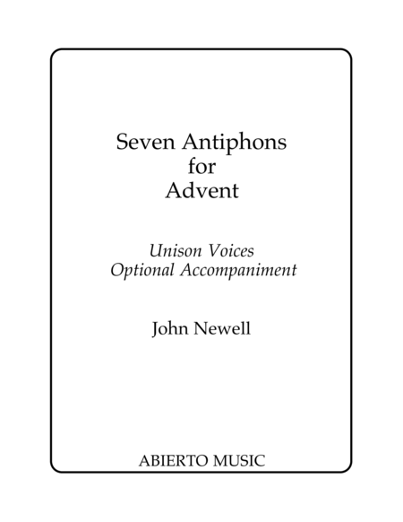 Seven Antiphons for Advent image number null