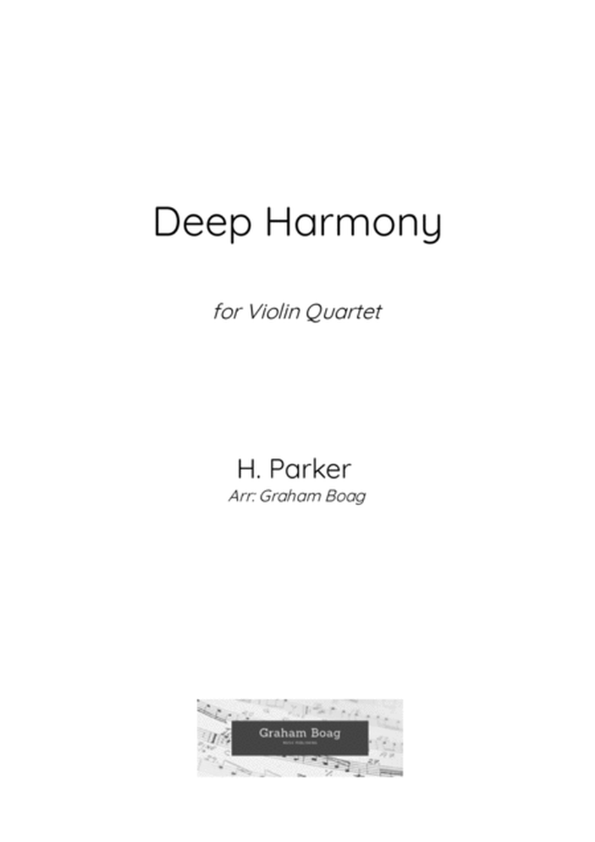Deep Harmony for Violin Quartet image number null