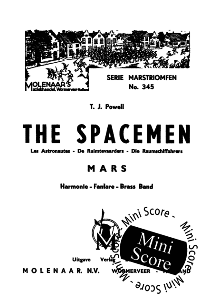 The Spacemen The Spacemen Concert Band scores gallery preview page 3