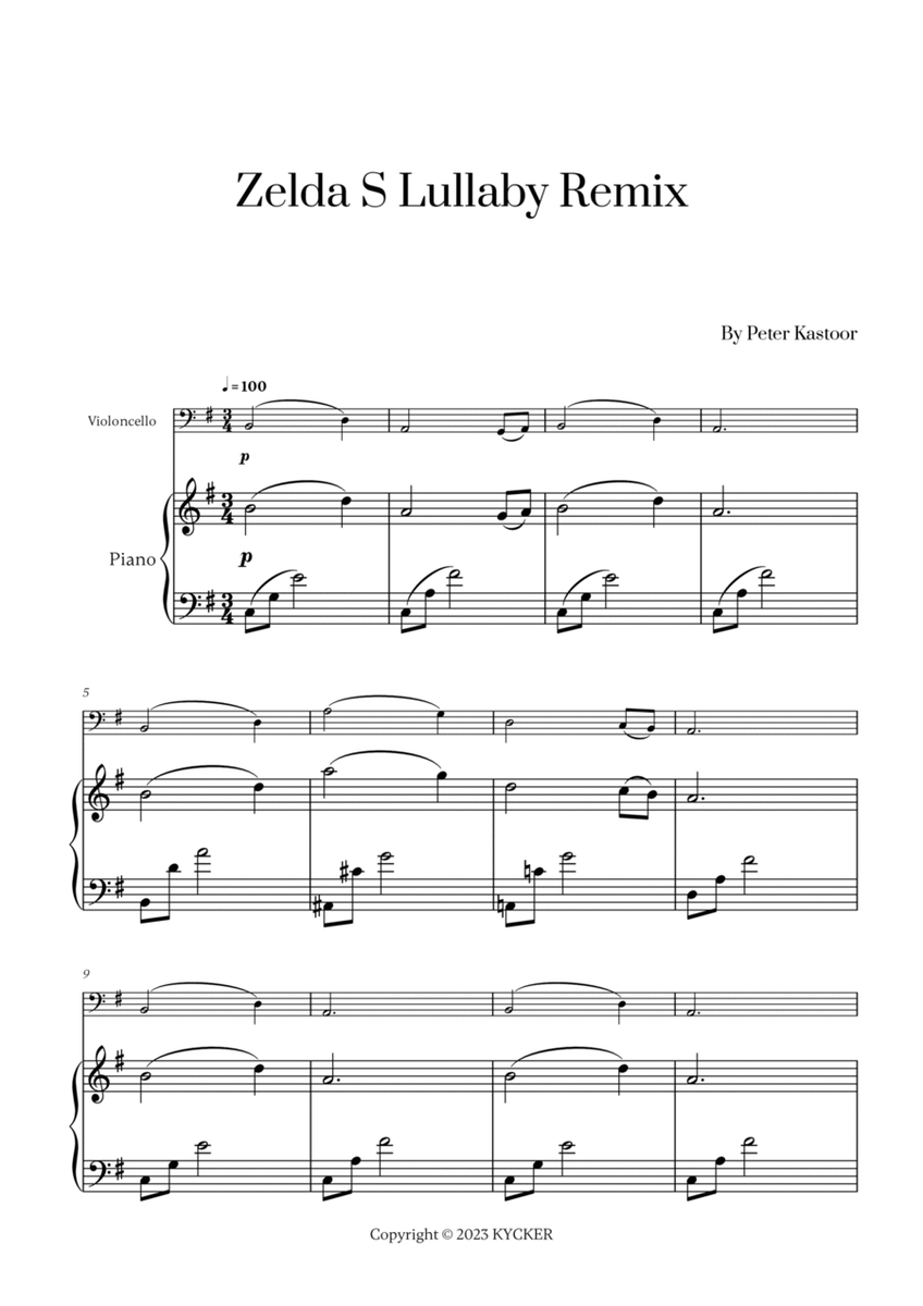 Zelda S Lullaby Remix image number null