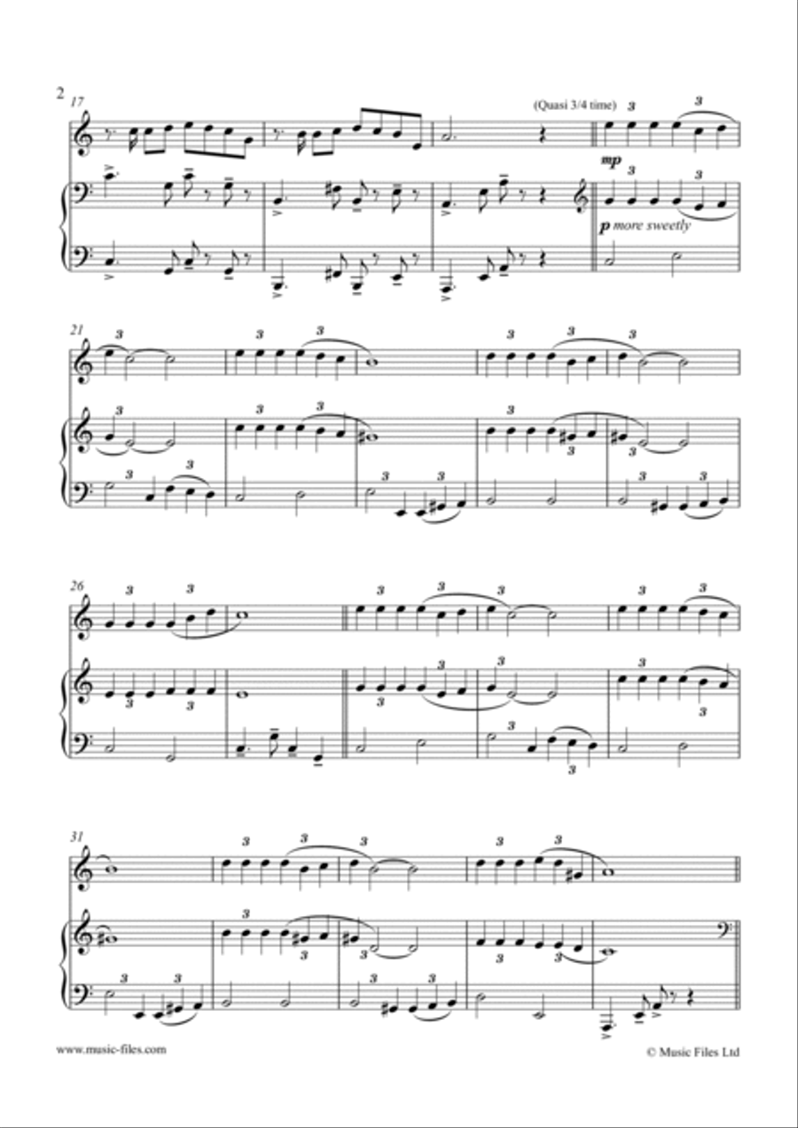 Tango and Trio (for Oboe and Piano) Piano scores gallery preview page 2