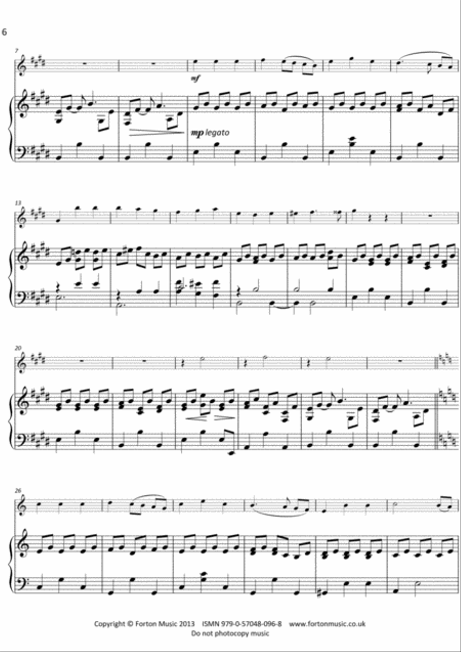 Songs Without Words Flute scores gallery preview page 6