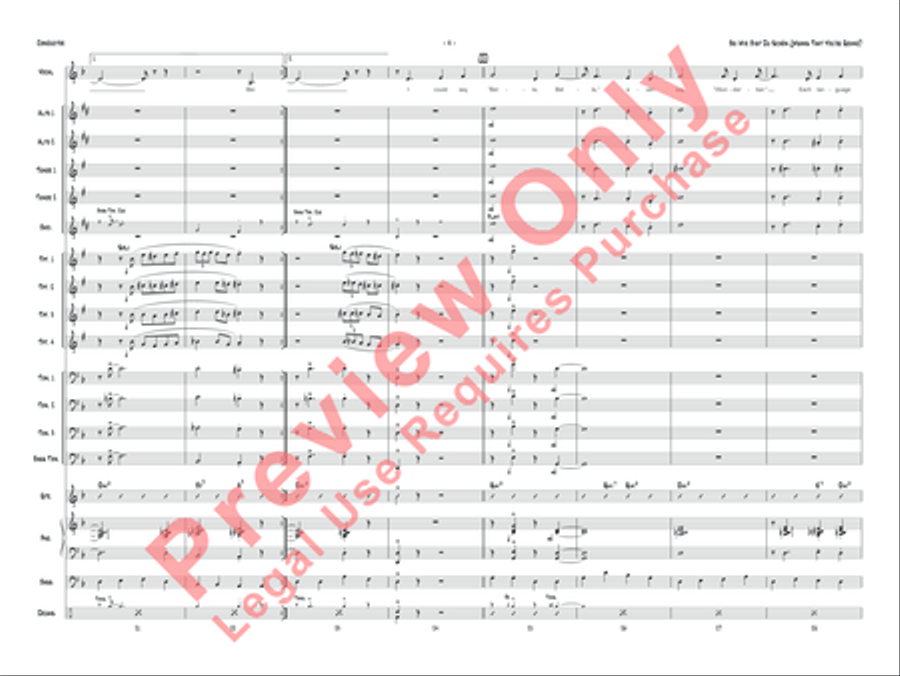 Bei Mir Bist Du Schon (Means That You're Grand) Jazz Ensemble scores gallery preview page 5