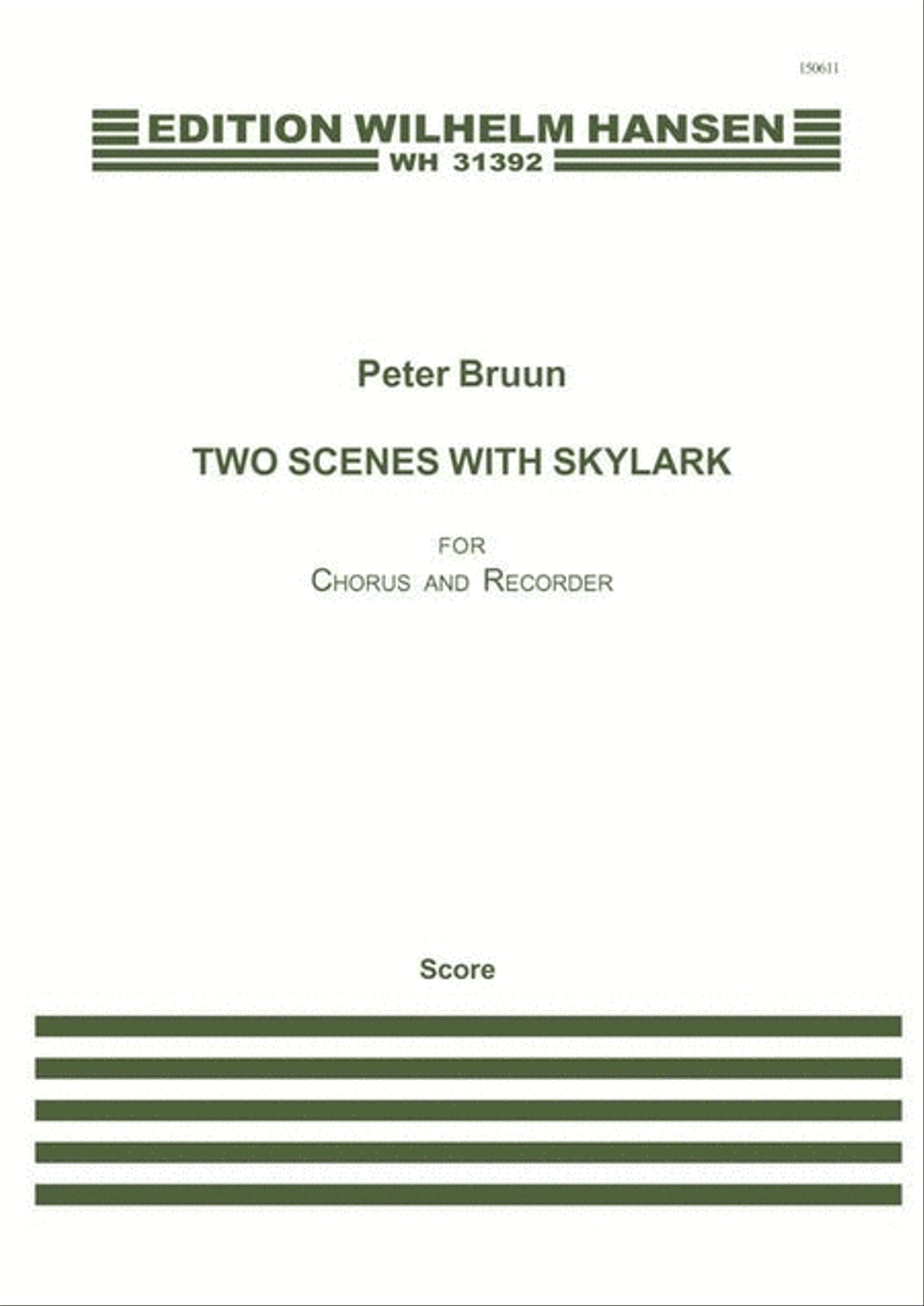 Two Scenes With Skylark 4-Part scores gallery preview page 1
