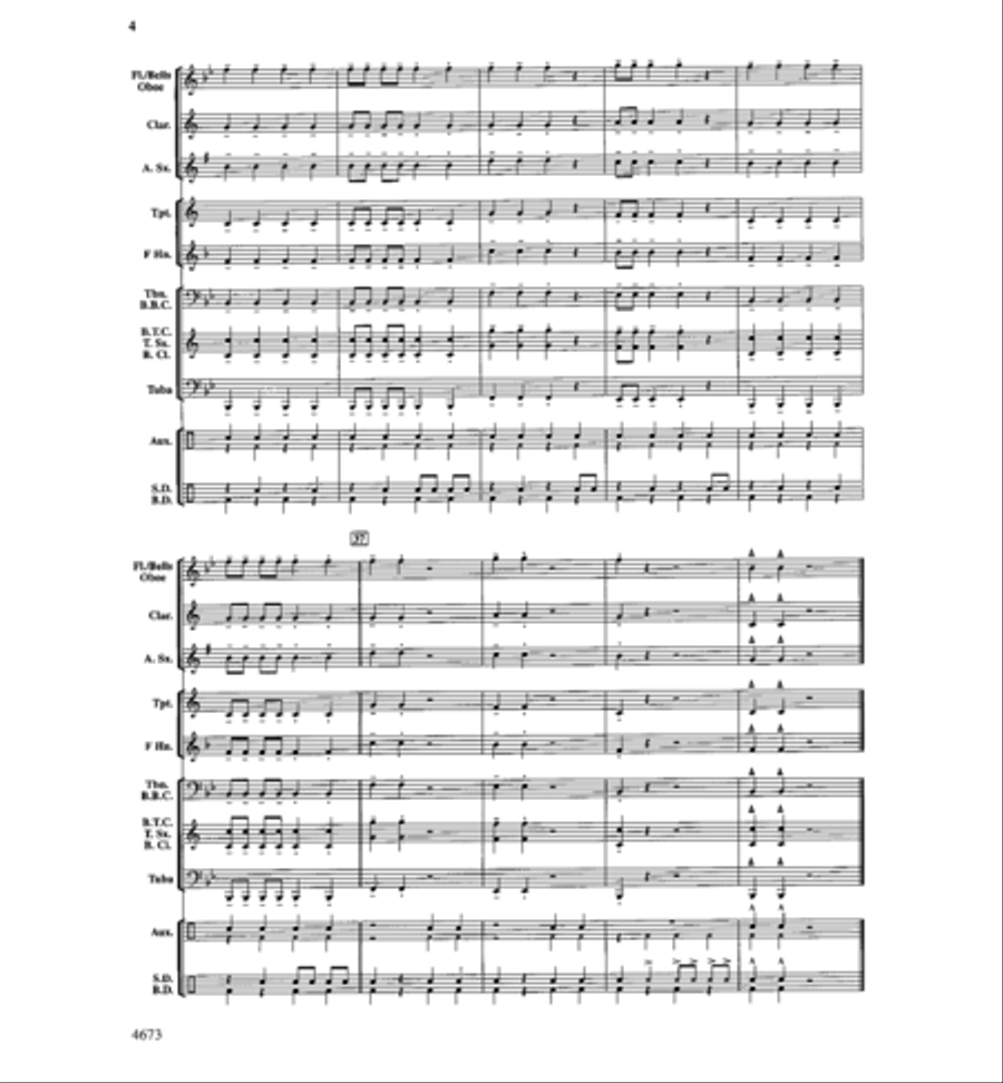 Big Beat Boogie Big Beat Boogie Concert Band scores gallery preview page 5