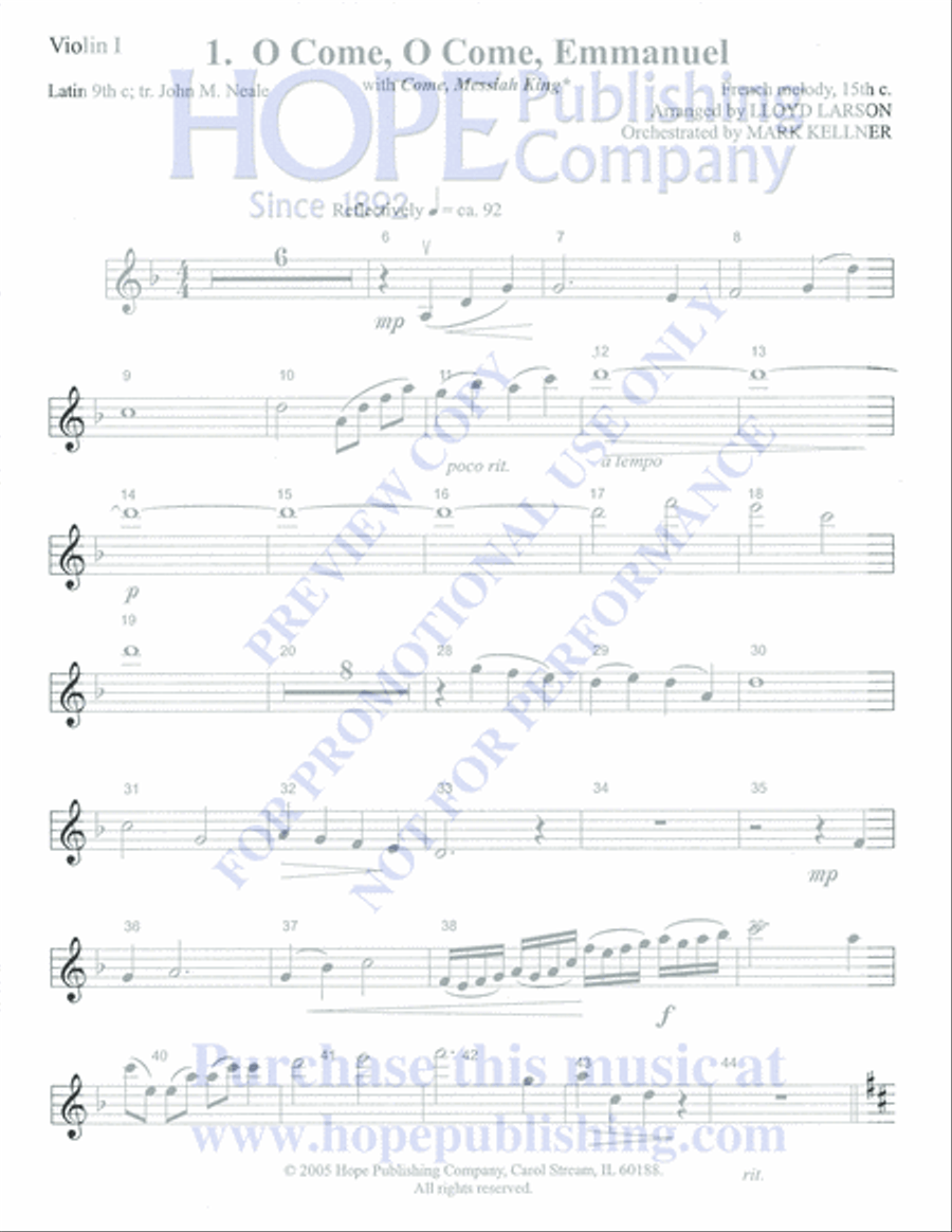 Emmanuel Emmanuel Orchestra scores gallery preview page 301