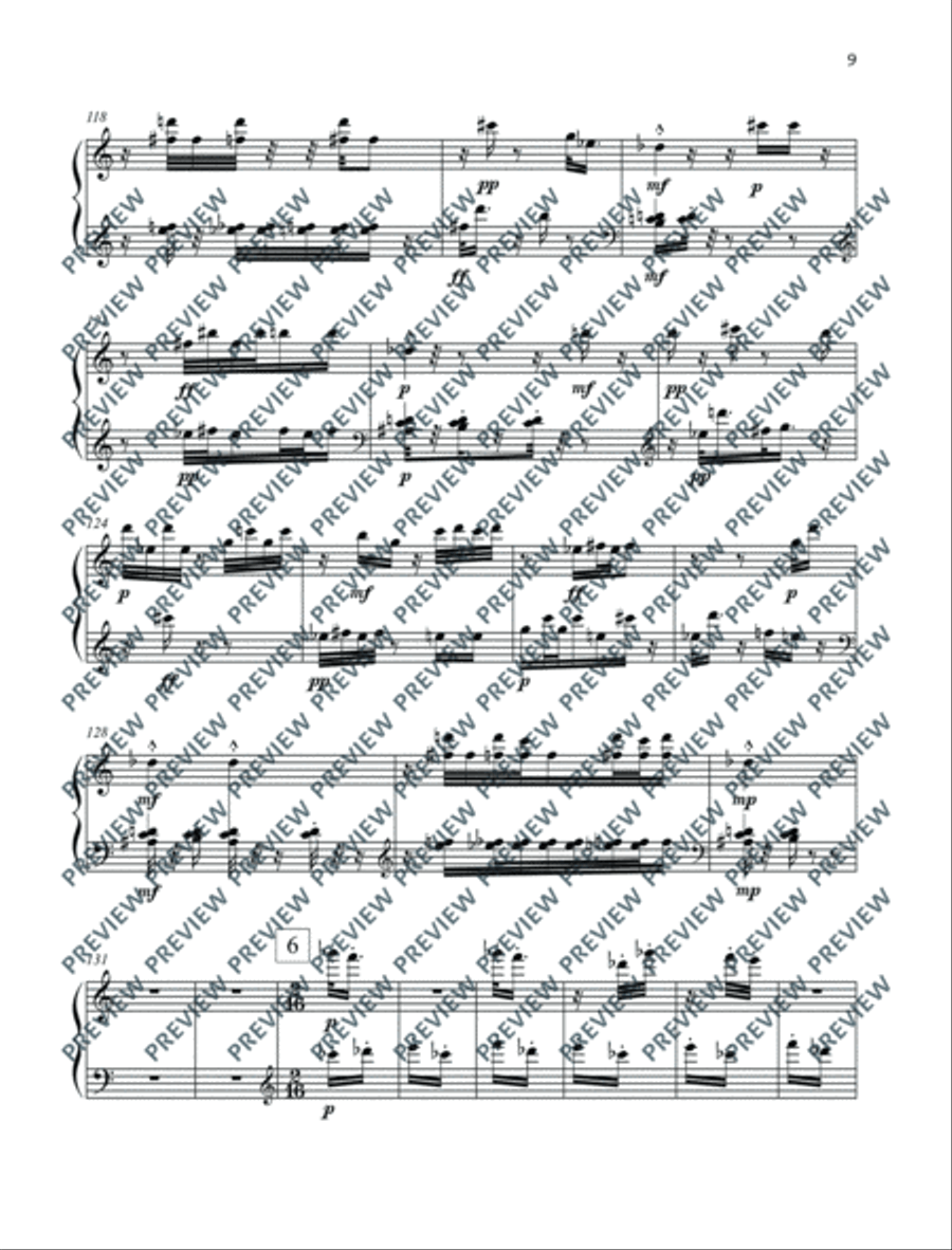 Posuo Pishon Piano Solo scores gallery preview page 10