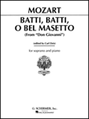 Book cover for Batti, batti (from Don Giovanni)